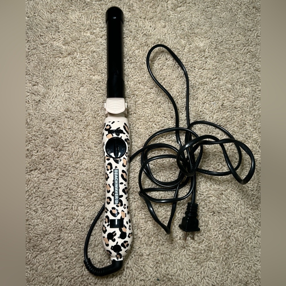 BEACHWAVER S1 Leopard Print Curling Iron